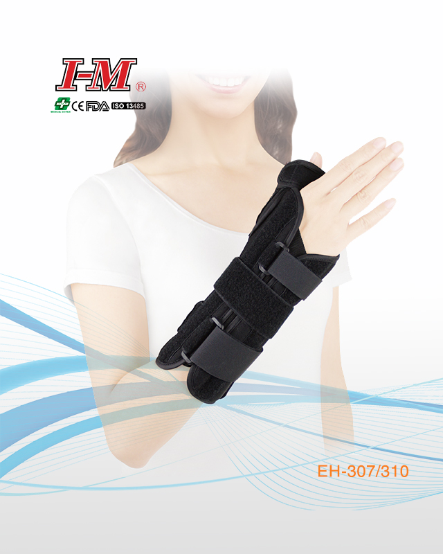 Nẹp cố định ( thay bó bột ) cẳng tay và ngón cái.