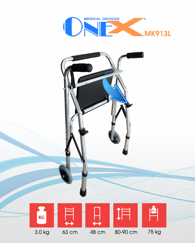 Khung đi có ghế 913L